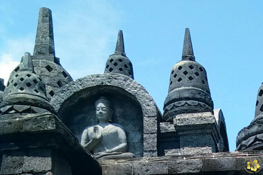 A Buddhist monastery in Bali