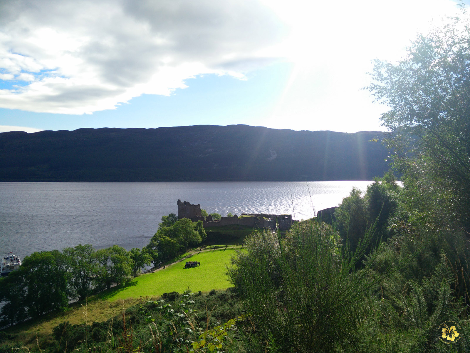 The ruins of Urquhart Castle