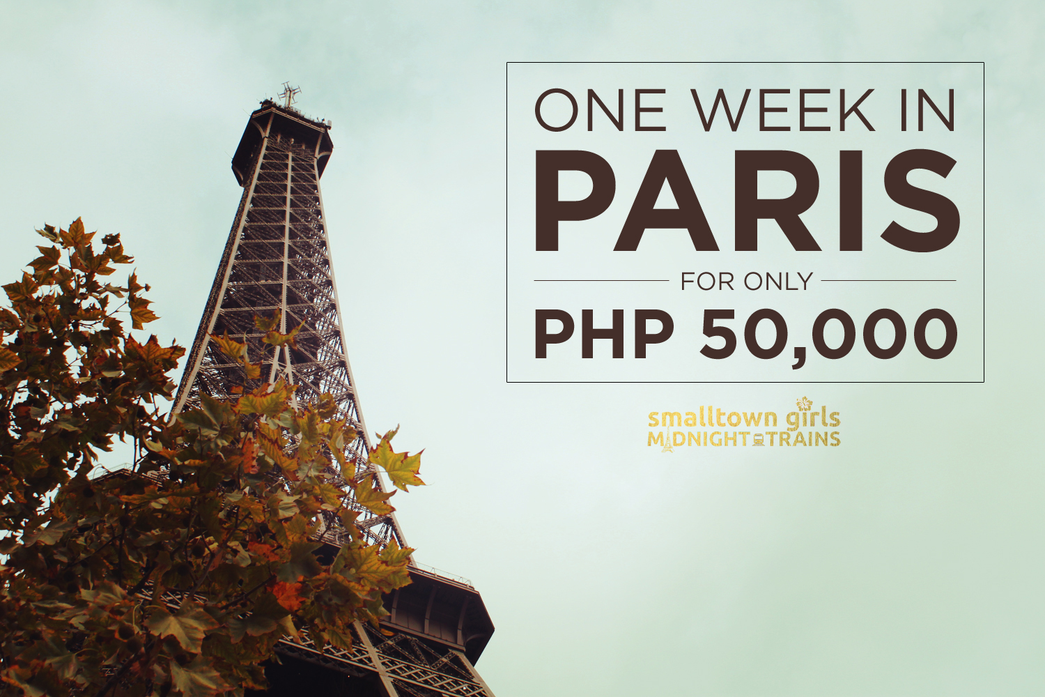 One week in Paris for only PHP 50,000