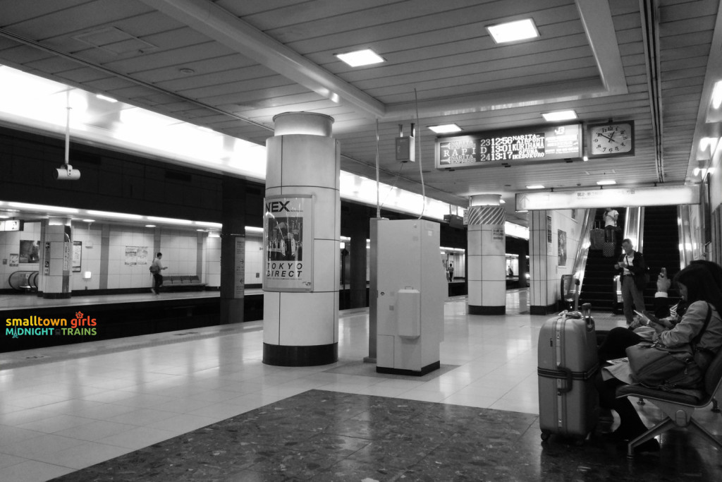 At the Narita Express platform