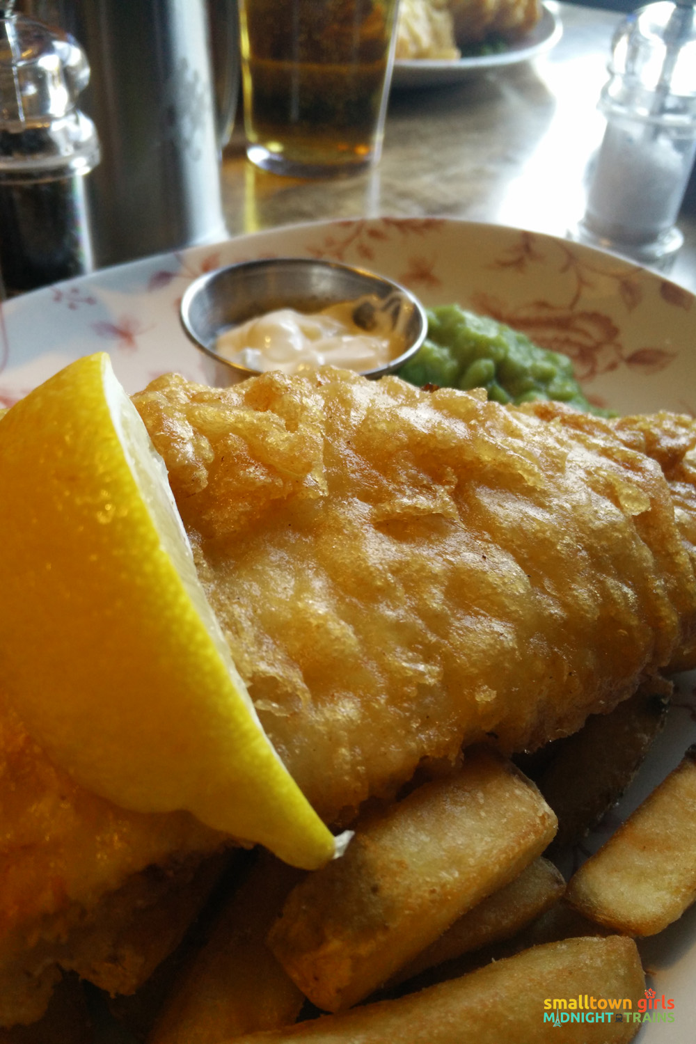 London fish and chips