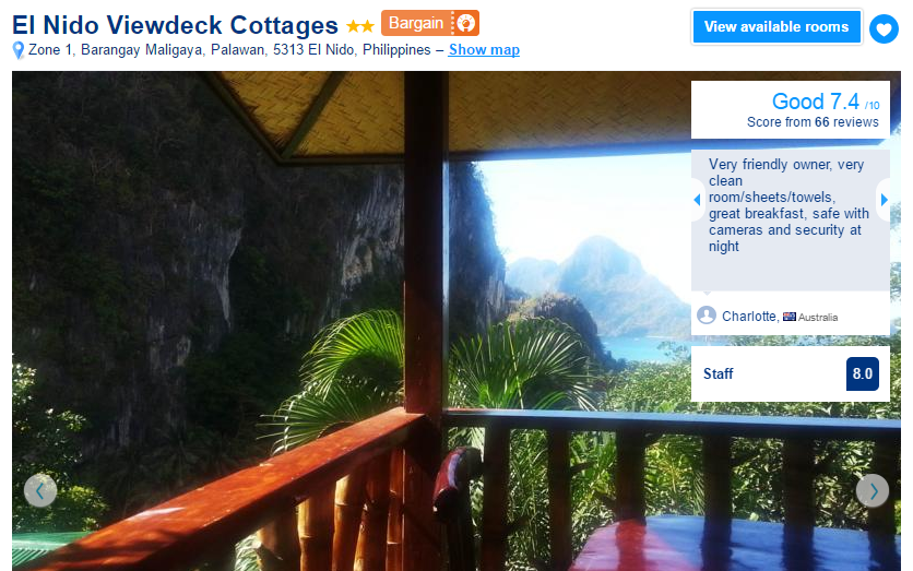 Where to stay in El Nido - El Nido Viewdeck Cottages