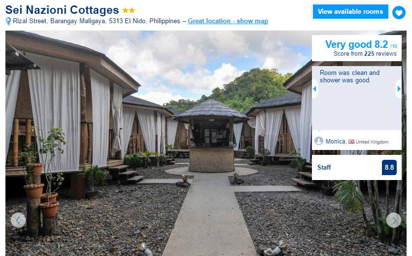 Where to stay in El Nido - Sei Nazioni Cottages