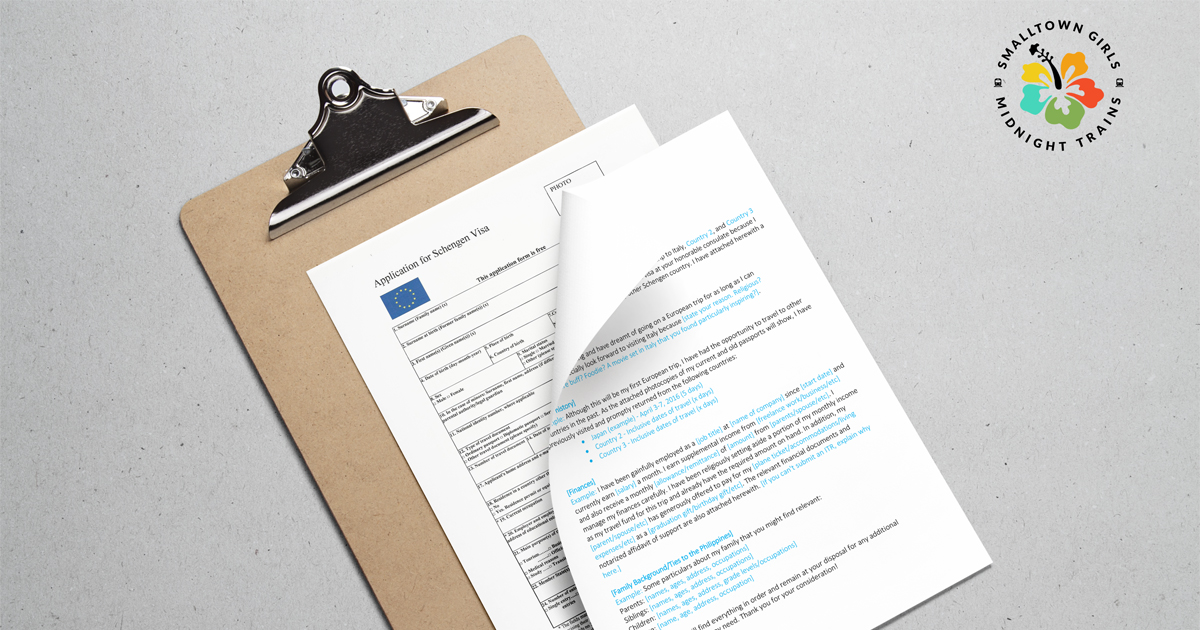 Schengen Visa Pack: Sample Cover Letter, Itinerary ... (1200 x 630 Pixel)