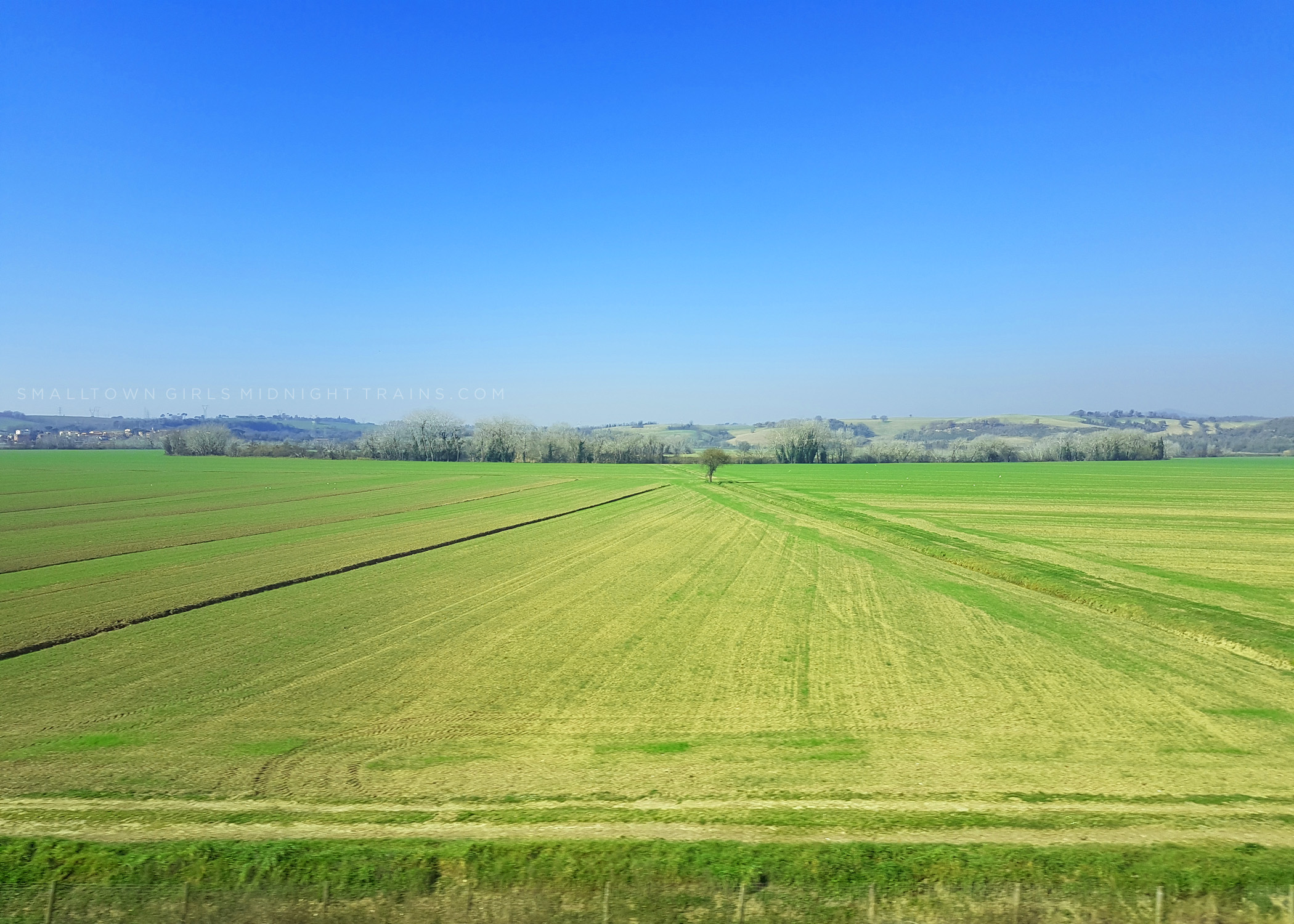 Countryside between Rome and Florence