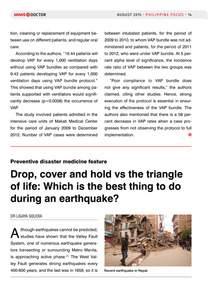 Drop, cover and hold vs the triangle of life: Which is the best thing to do during an earthquake?