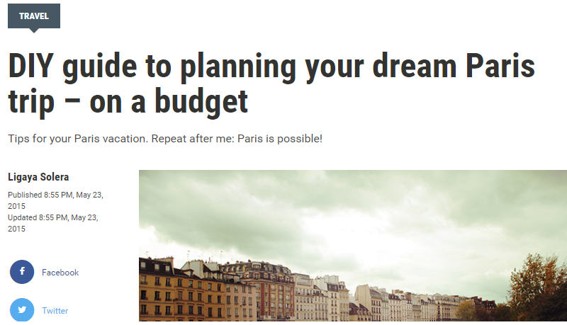 DIY guide to planning your dream Paris trip – on a budget